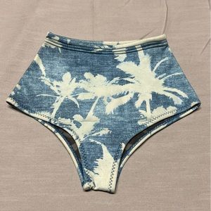 USED Billabong Surf Capsule Blue Palms Swimwear Bottom